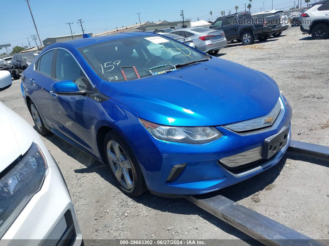 2017 Chevrolet Volt Lt Синий vin: 1G1RC6S52HU158105