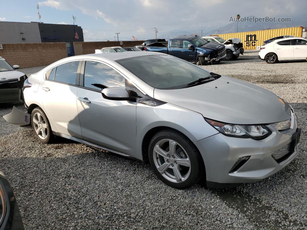 2017 Chevrolet Volt Lt Silver vin: 1G1RC6S52HU210588