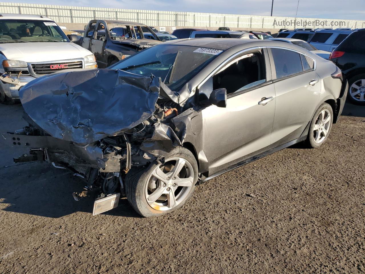 2017 Chevrolet Volt Lt Серый vin: 1G1RC6S52HU213930