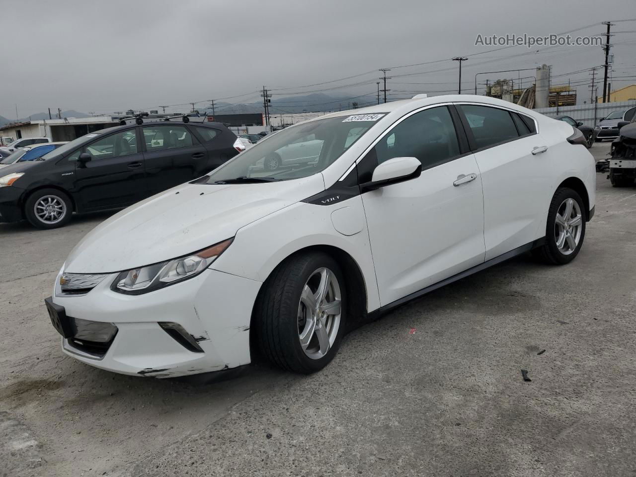 2017 Chevrolet Volt Lt White vin: 1G1RC6S53HU102657