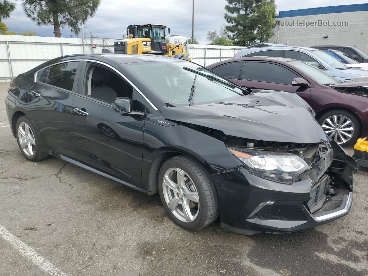 2017 Chevrolet Volt Lt Черный vin: 1G1RC6S53HU116641