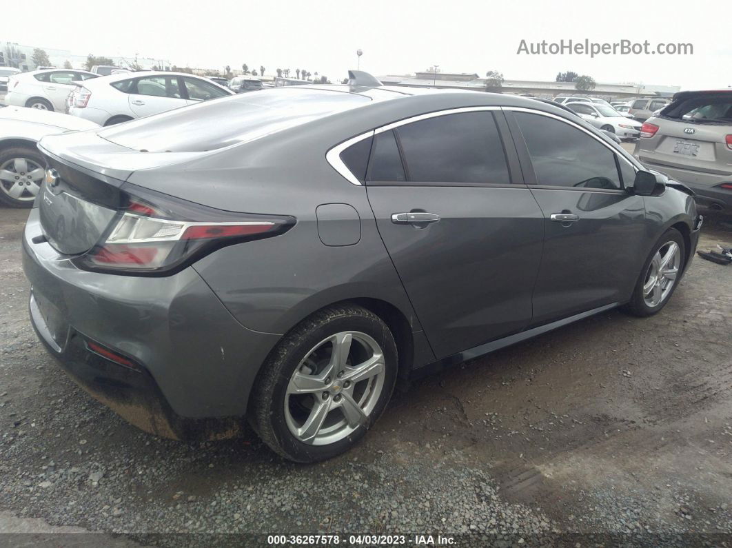 2017 Chevrolet Volt Lt Серый vin: 1G1RC6S53HU118244