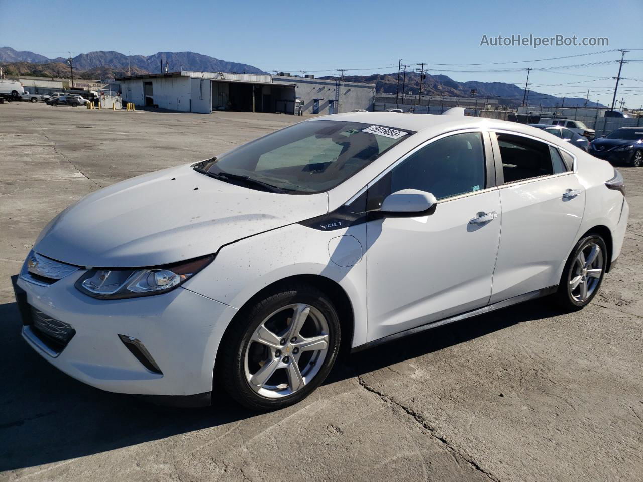 2017 Chevrolet Volt Lt White vin: 1G1RC6S53HU132810