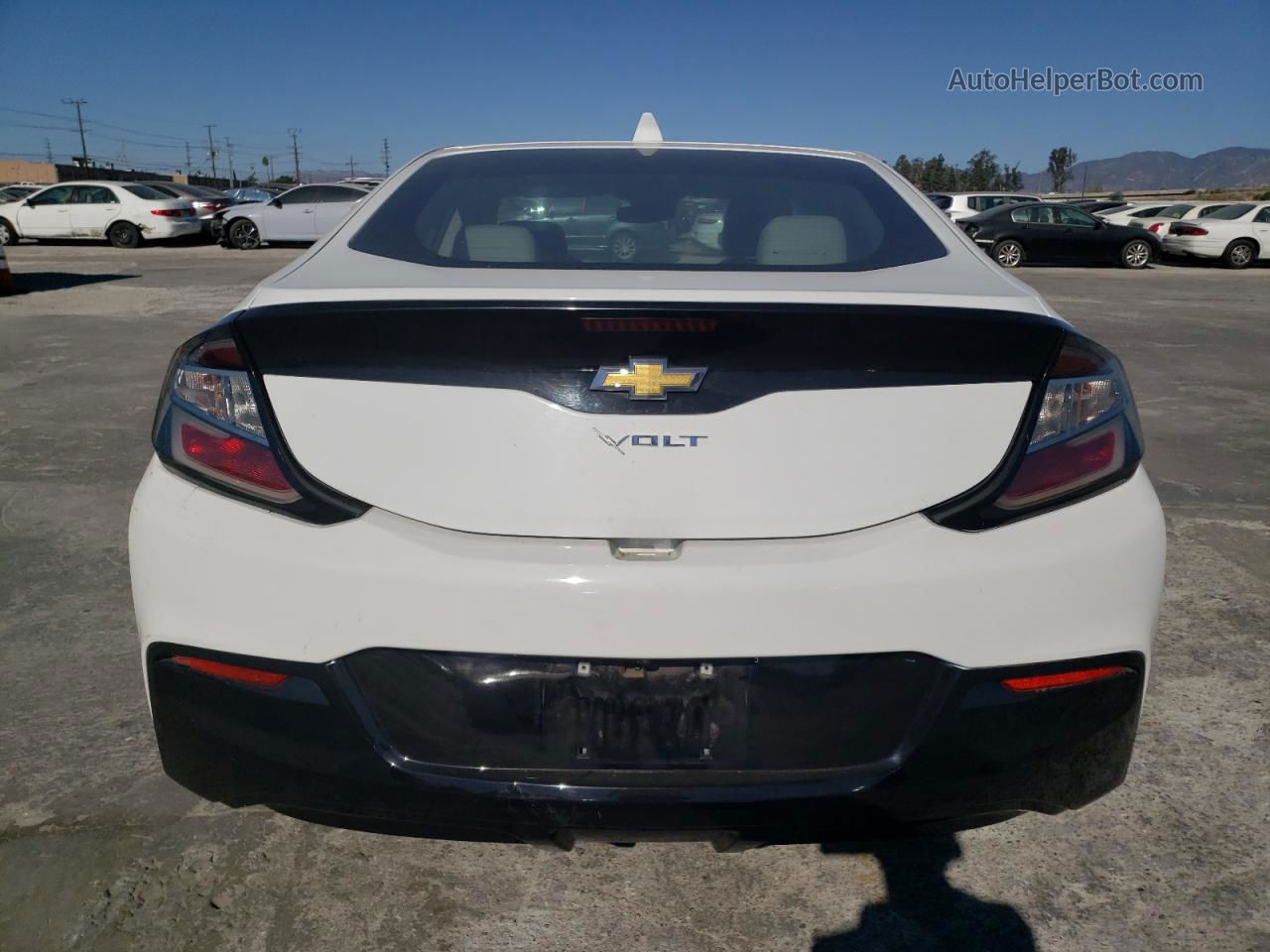 2017 Chevrolet Volt Lt White vin: 1G1RC6S53HU132810