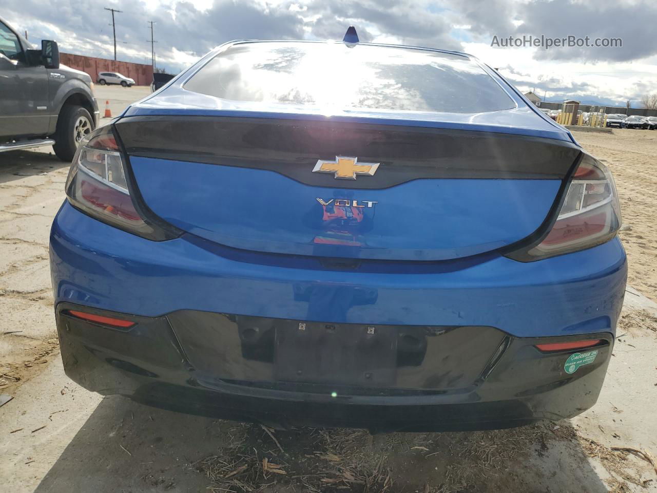 2017 Chevrolet Volt Lt Синий vin: 1G1RC6S53HU134184