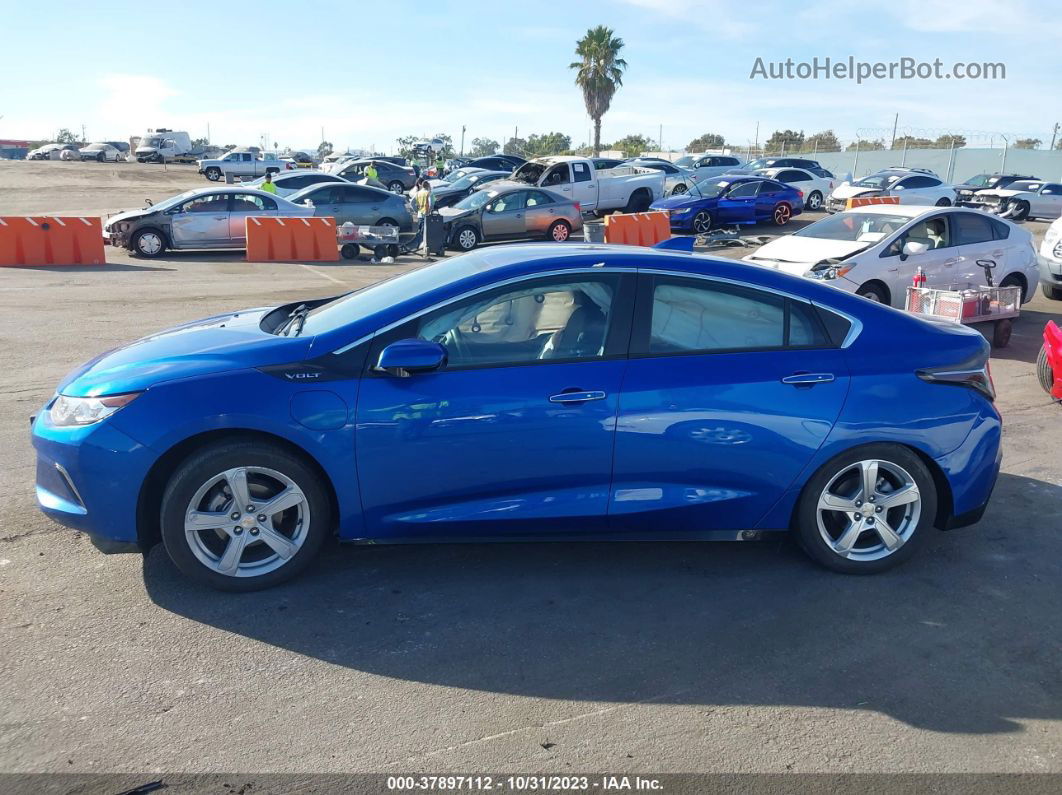 2017 Chevrolet Volt Lt Синий vin: 1G1RC6S53HU166374