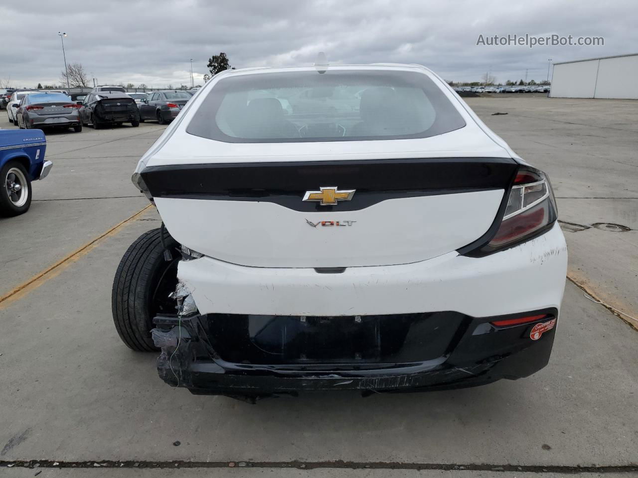 2017 Chevrolet Volt Lt White vin: 1G1RC6S53HU177973