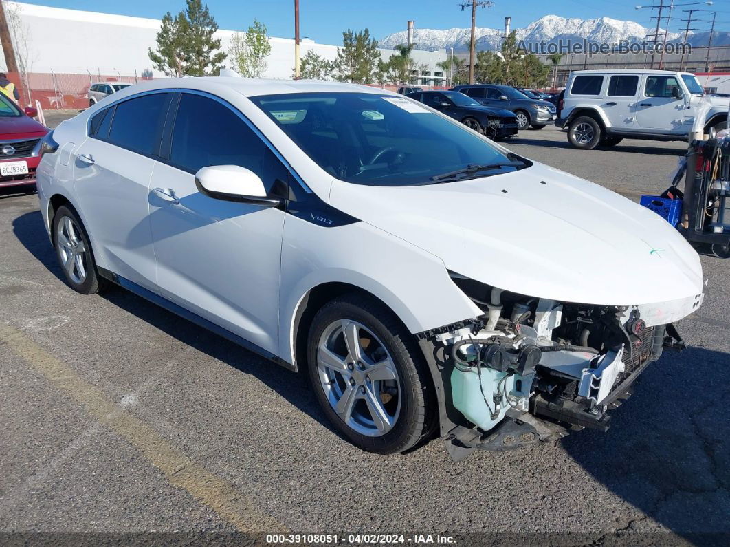 2017 Chevrolet Volt Lt White vin: 1G1RC6S53HU180792