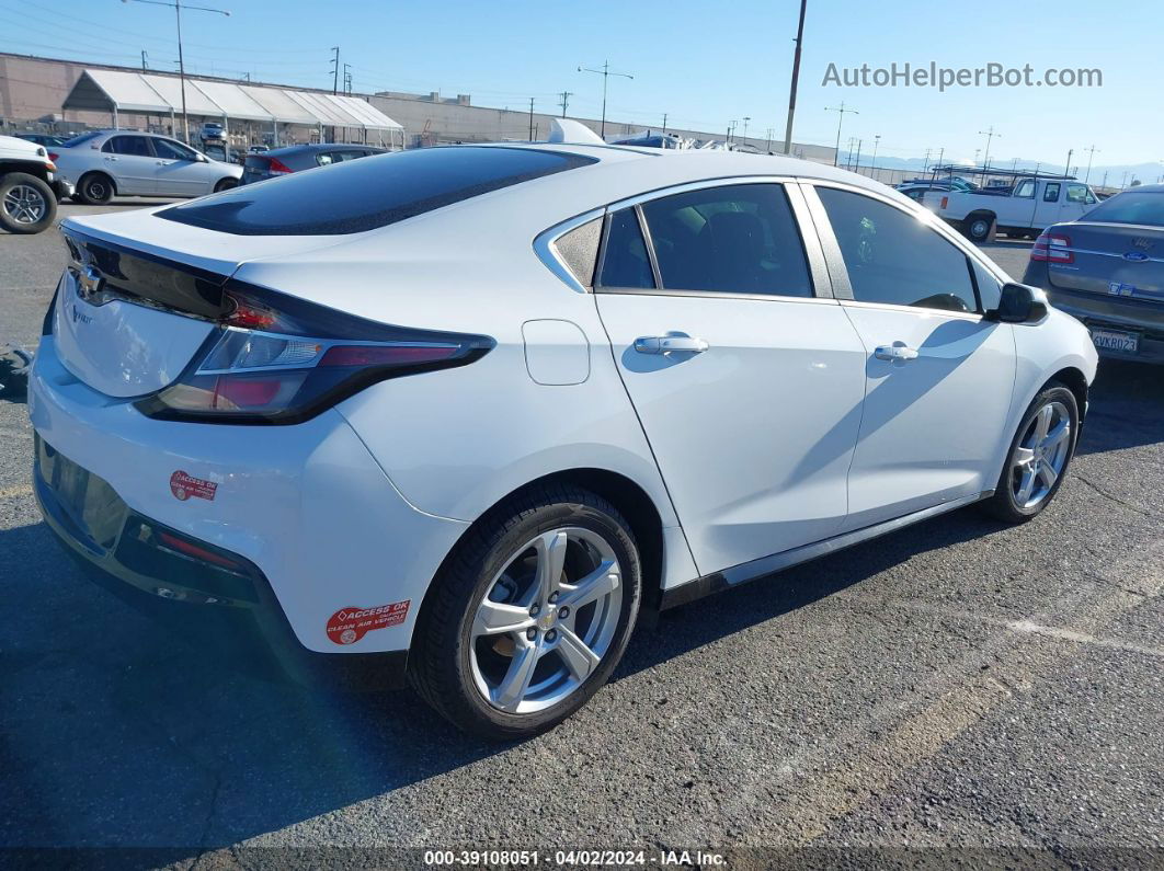 2017 Chevrolet Volt Lt White vin: 1G1RC6S53HU180792