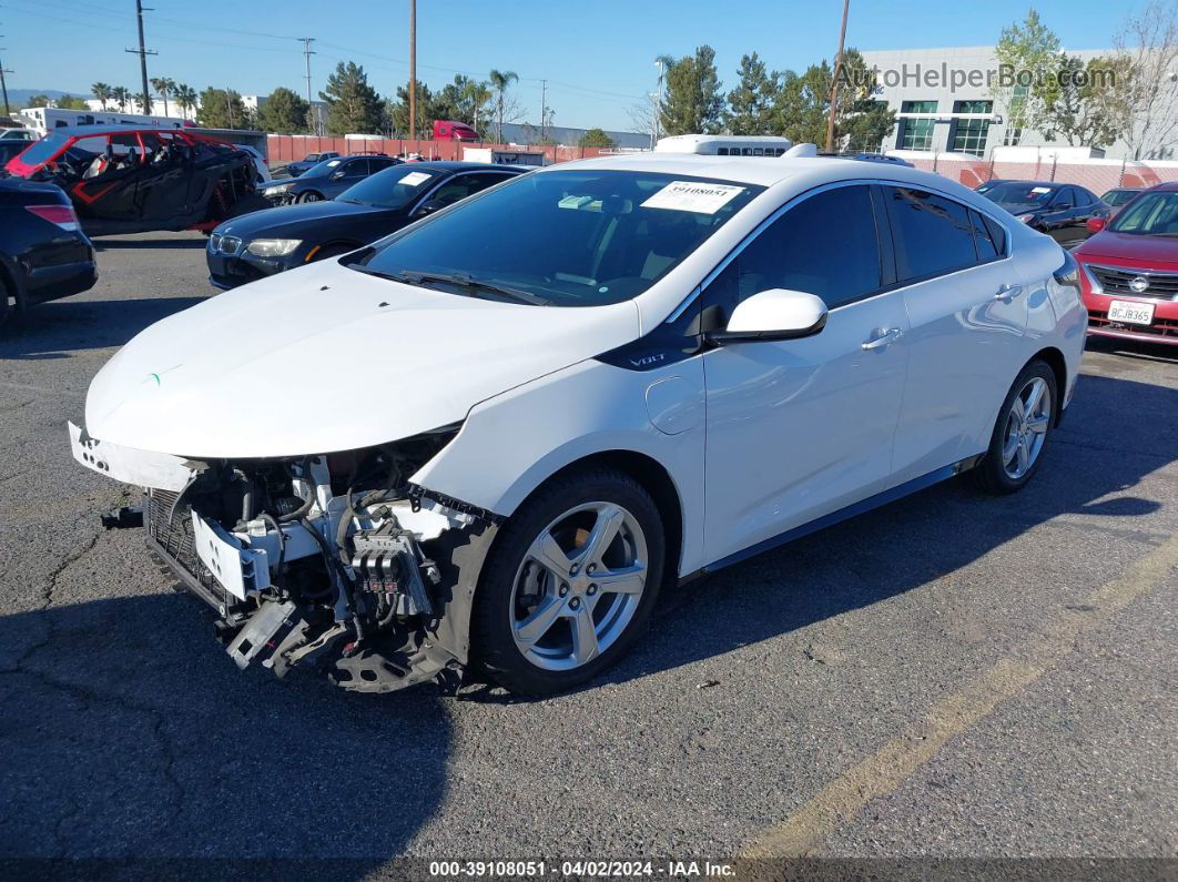 2017 Chevrolet Volt Lt White vin: 1G1RC6S53HU180792