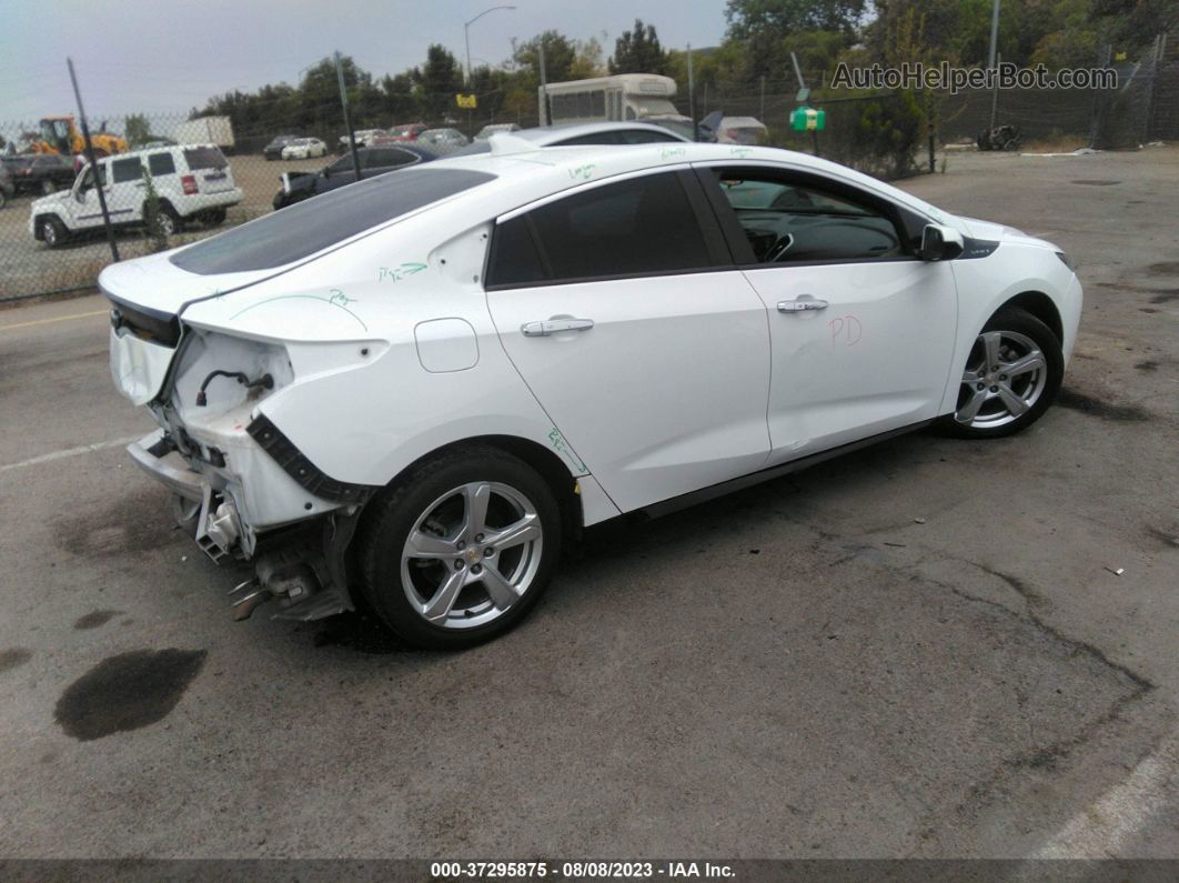 2017 Chevrolet Volt Lt White vin: 1G1RC6S53HU217503