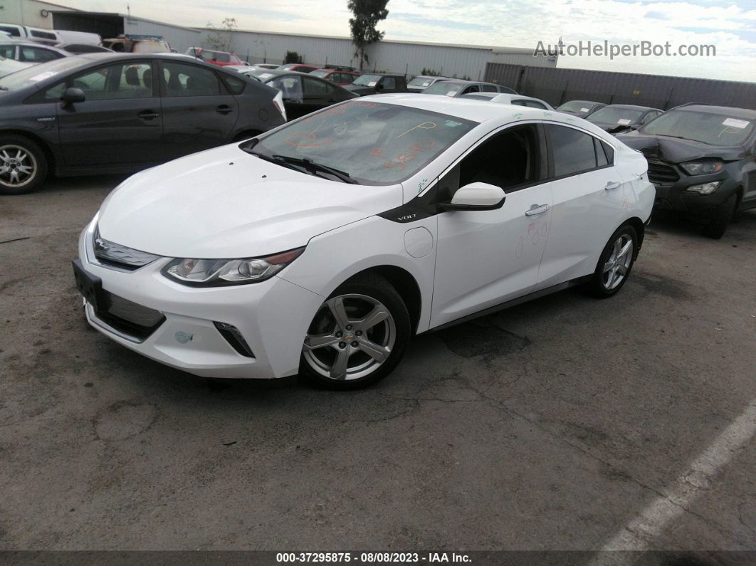 2017 Chevrolet Volt Lt White vin: 1G1RC6S53HU217503