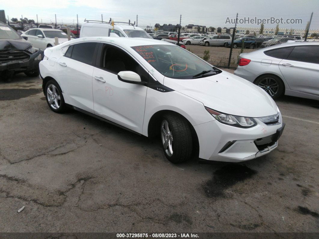 2017 Chevrolet Volt Lt White vin: 1G1RC6S53HU217503