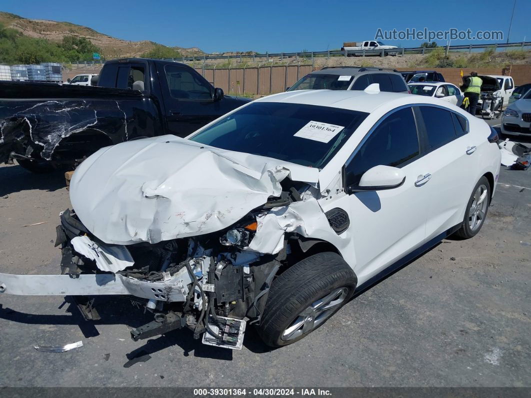 2017 Chevrolet Volt Lt White vin: 1G1RC6S54HU105891