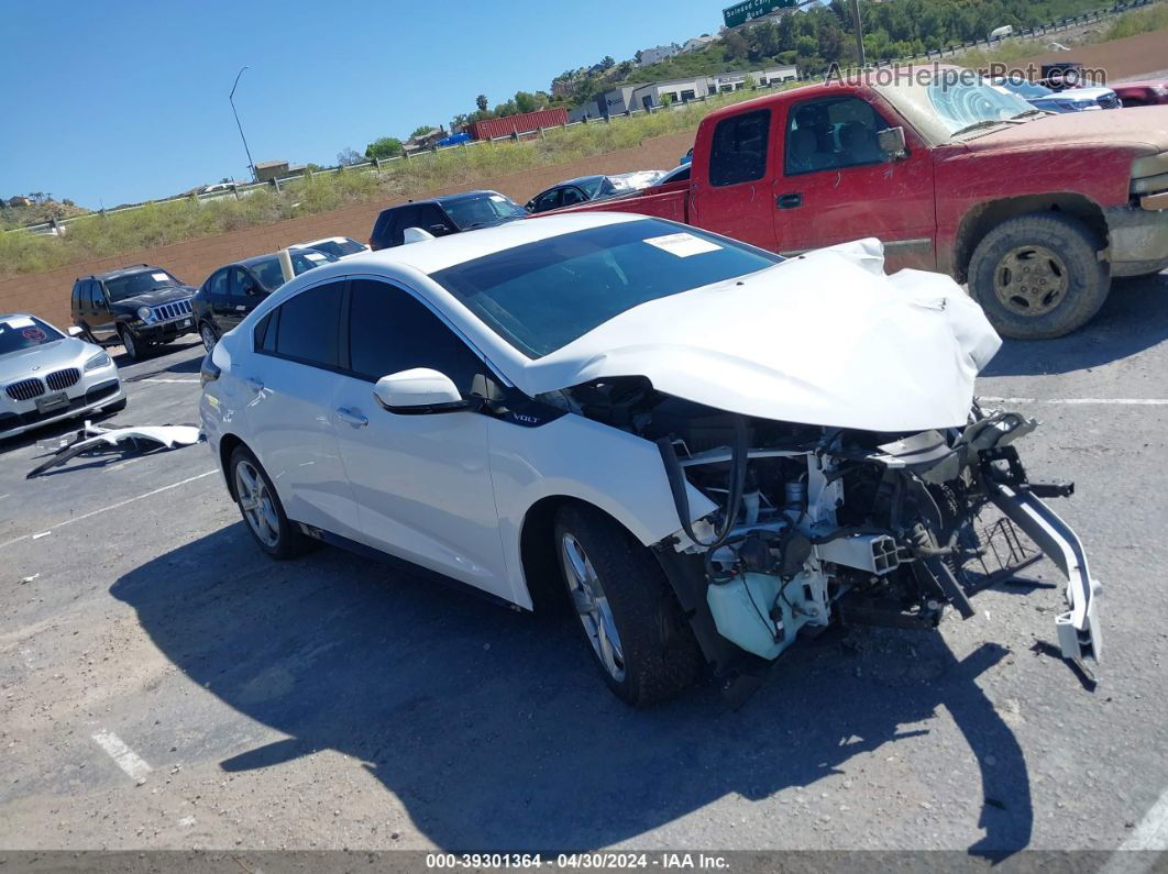 2017 Chevrolet Volt Lt Белый vin: 1G1RC6S54HU105891