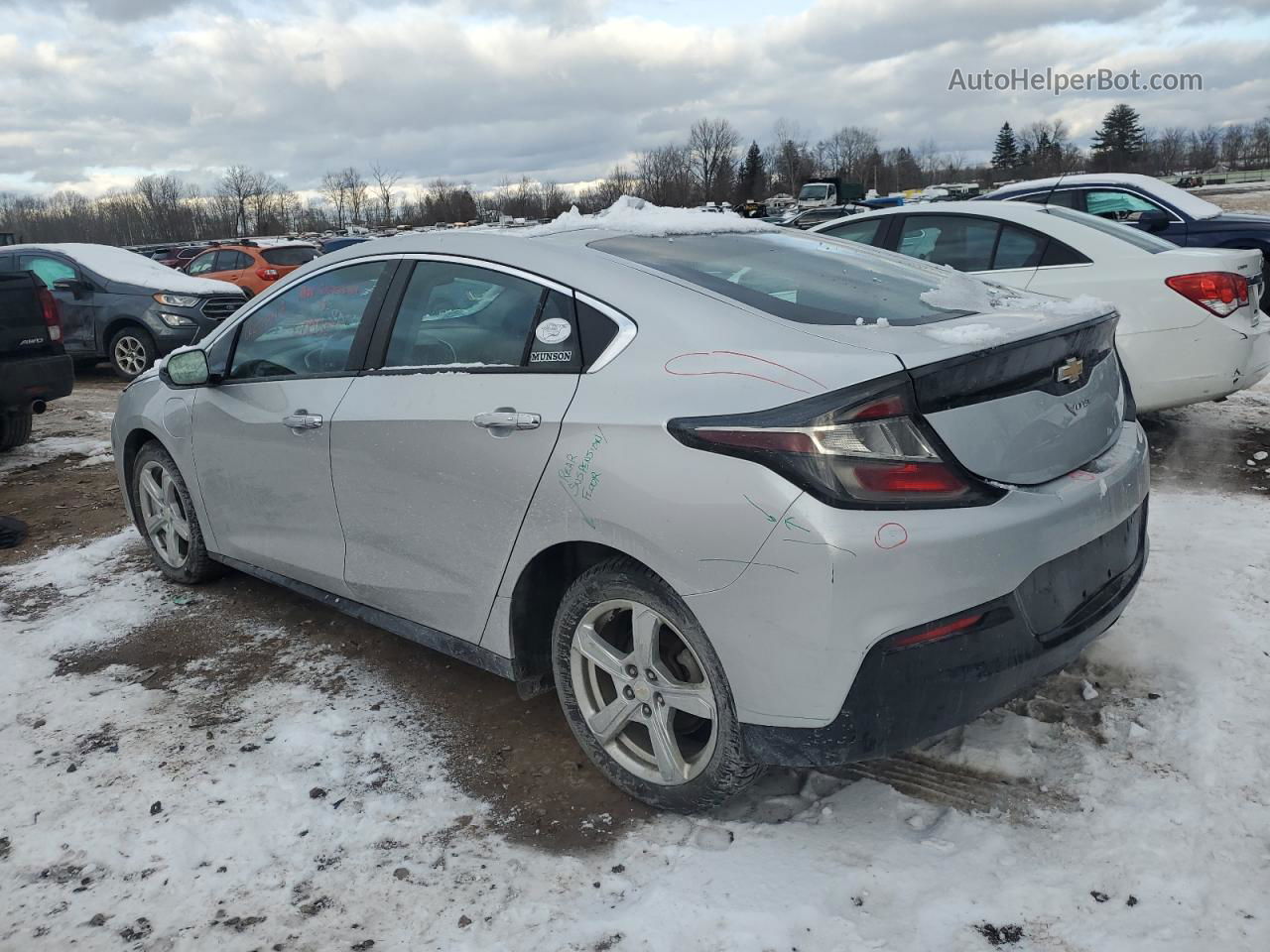 2017 Chevrolet Volt Lt Silver vin: 1G1RC6S54HU182499