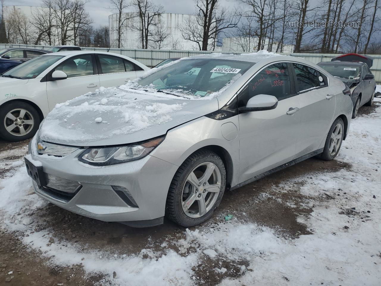 2017 Chevrolet Volt Lt Silver vin: 1G1RC6S54HU182499