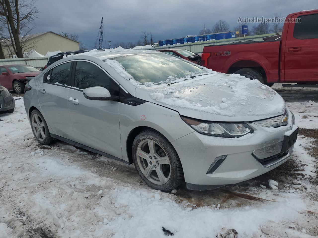 2017 Chevrolet Volt Lt Silver vin: 1G1RC6S54HU182499