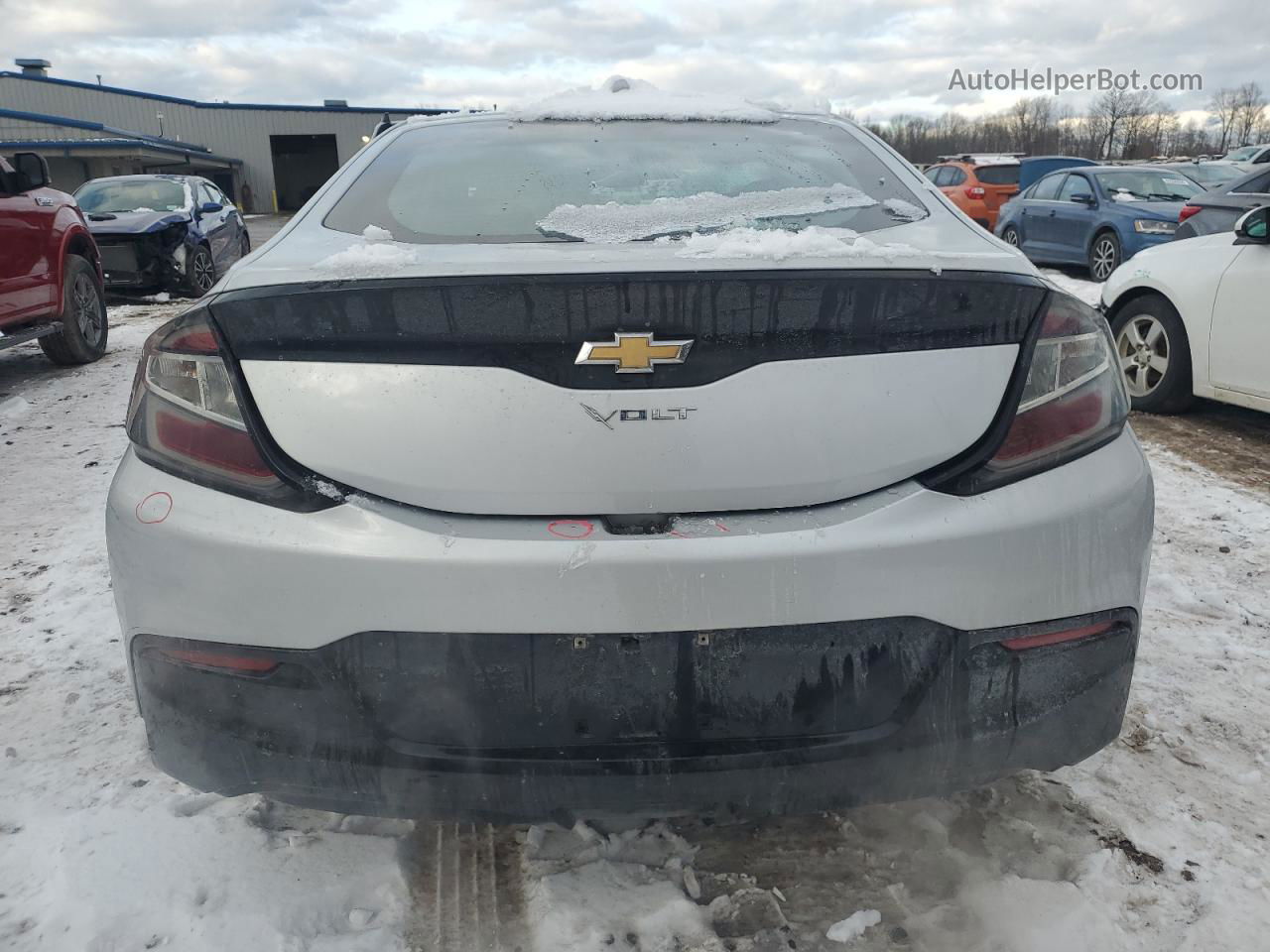 2017 Chevrolet Volt Lt Silver vin: 1G1RC6S54HU182499