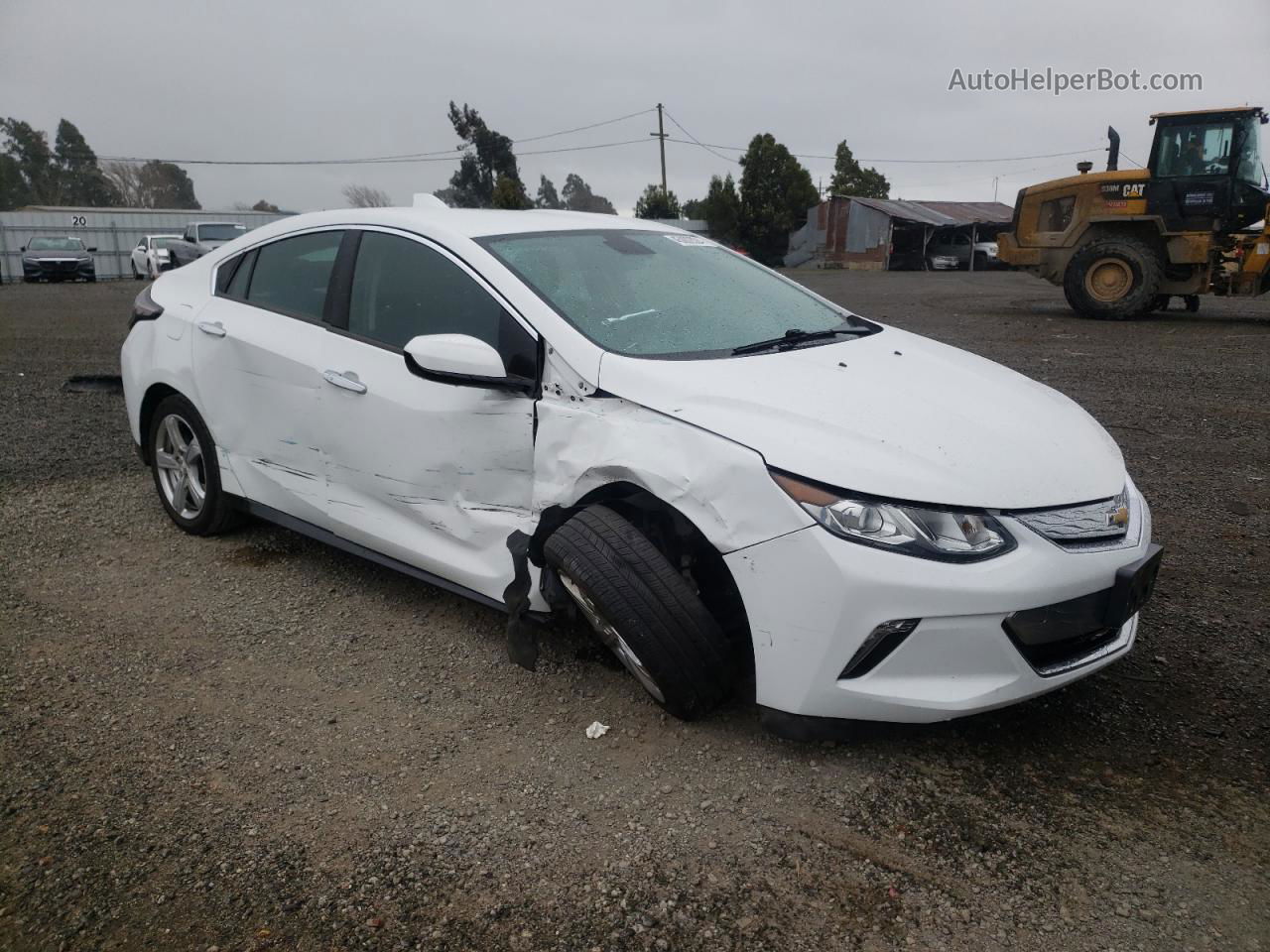 2017 Chevrolet Volt Lt White vin: 1G1RC6S54HU217462