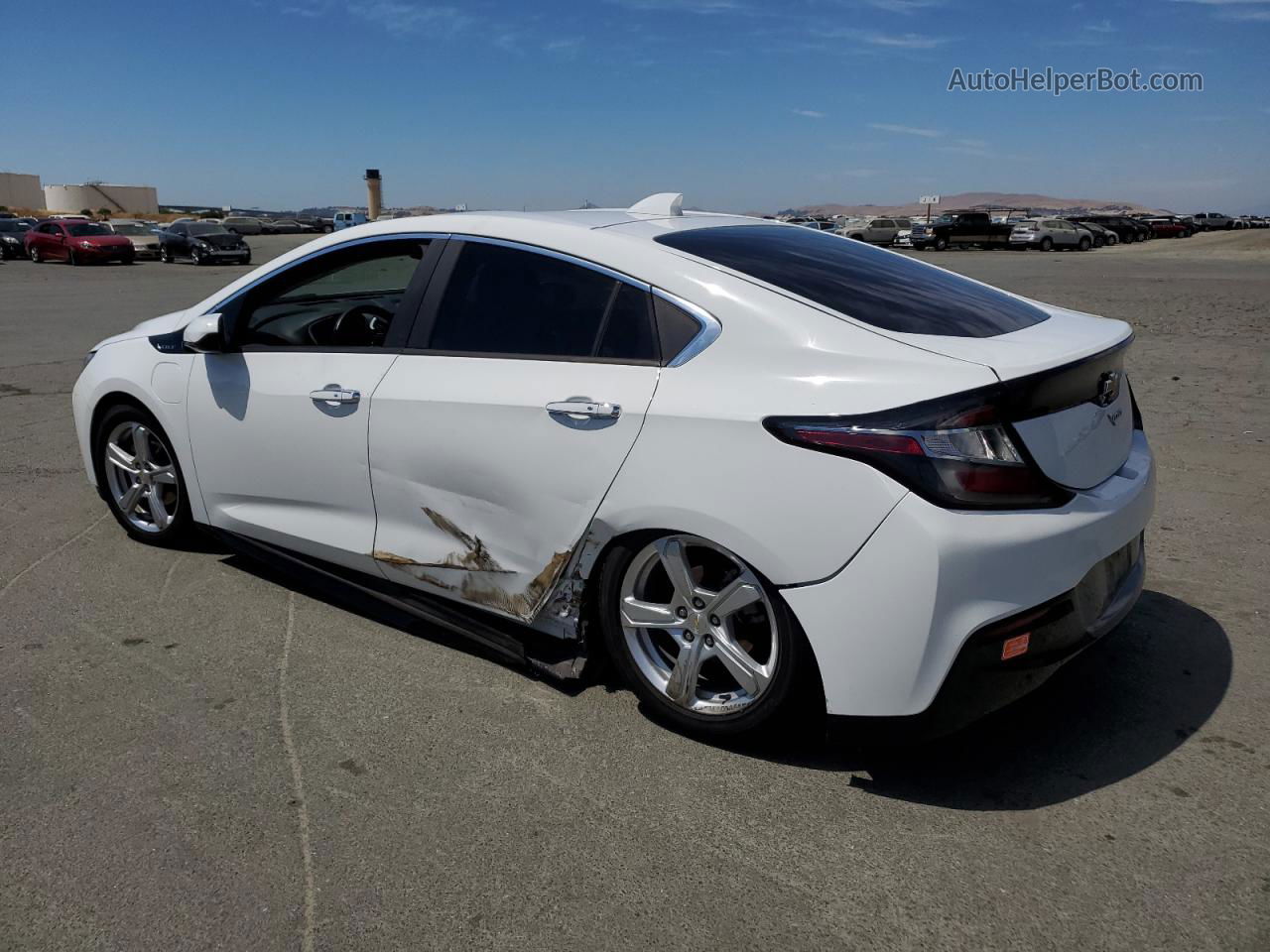 2017 Chevrolet Volt Lt White vin: 1G1RC6S55HU148636