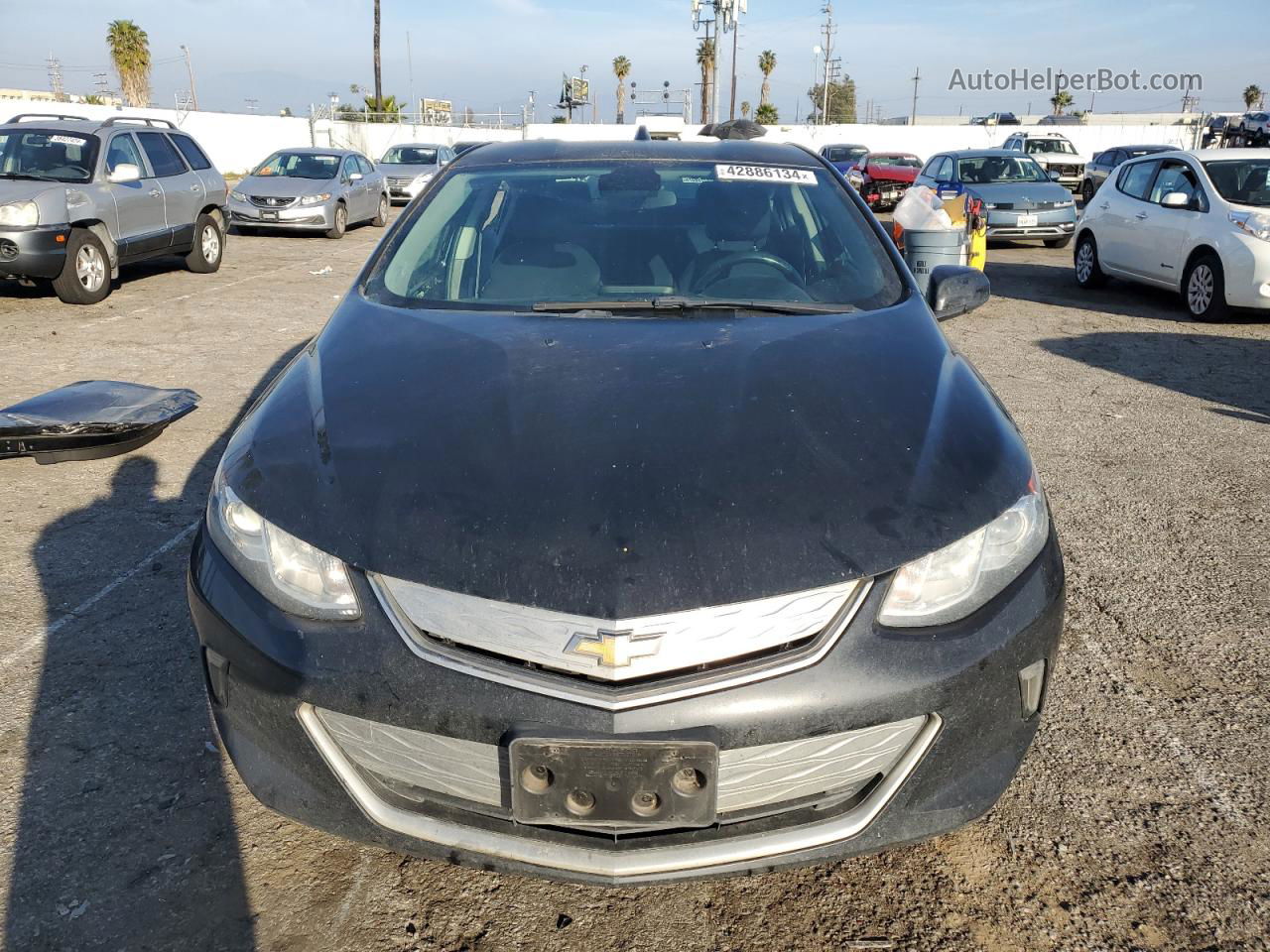 2017 Chevrolet Volt Lt Черный vin: 1G1RC6S55HU166246