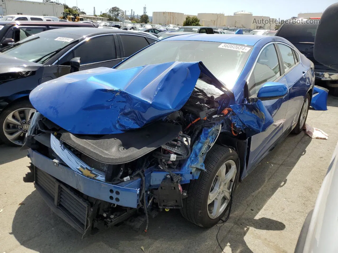 2017 Chevrolet Volt Lt Blue vin: 1G1RC6S55HU207832