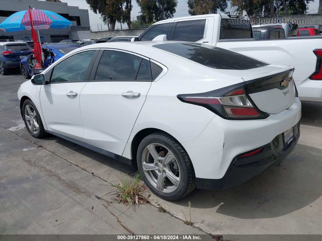 2017 Chevrolet Volt Lt White vin: 1G1RC6S56HU140156