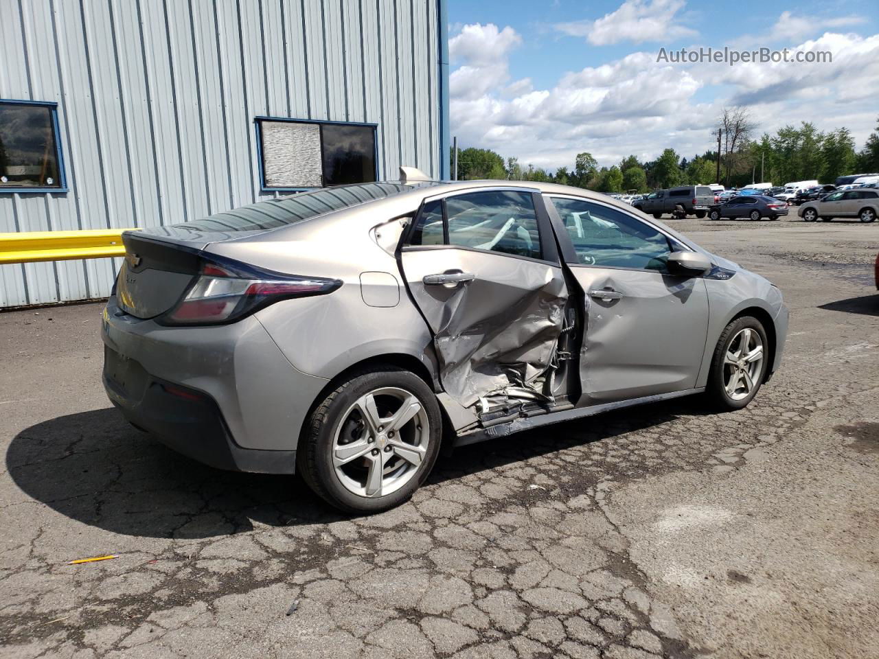 2017 Chevrolet Volt Lt Silver vin: 1G1RC6S56HU173478