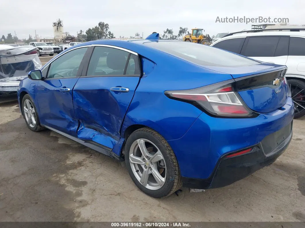 2017 Chevrolet Volt Lt Синий vin: 1G1RC6S57HU104976