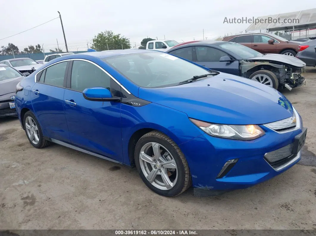 2017 Chevrolet Volt Lt Синий vin: 1G1RC6S57HU104976