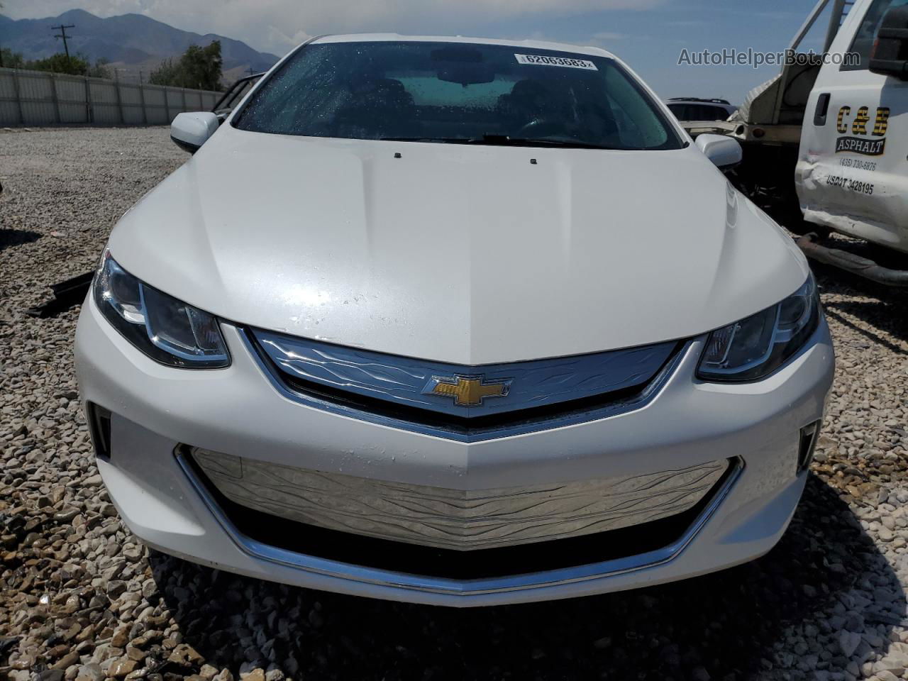 2017 Chevrolet Volt Lt White vin: 1G1RC6S58HU102041