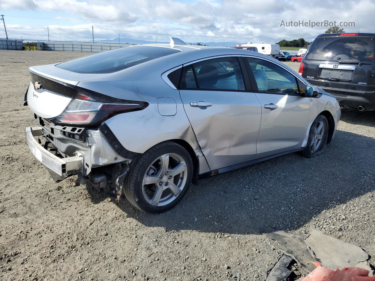 2017 Chevrolet Volt Lt Silver vin: 1G1RC6S58HU102752