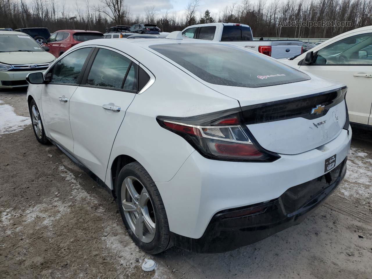 2017 Chevrolet Volt Lt White vin: 1G1RC6S58HU149330