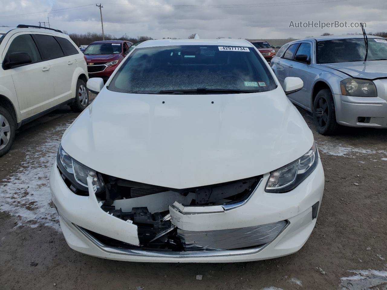 2017 Chevrolet Volt Lt Белый vin: 1G1RC6S58HU149330