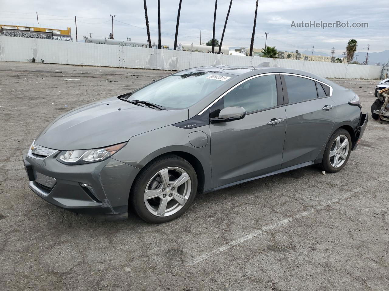 2017 Chevrolet Volt Lt Серый vin: 1G1RC6S58HU208943