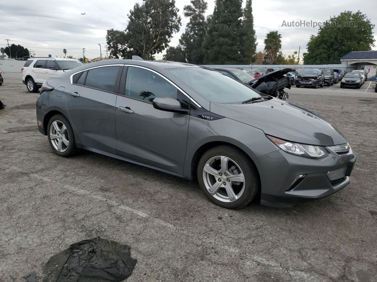 2017 Chevrolet Volt Lt Серый vin: 1G1RC6S58HU208943