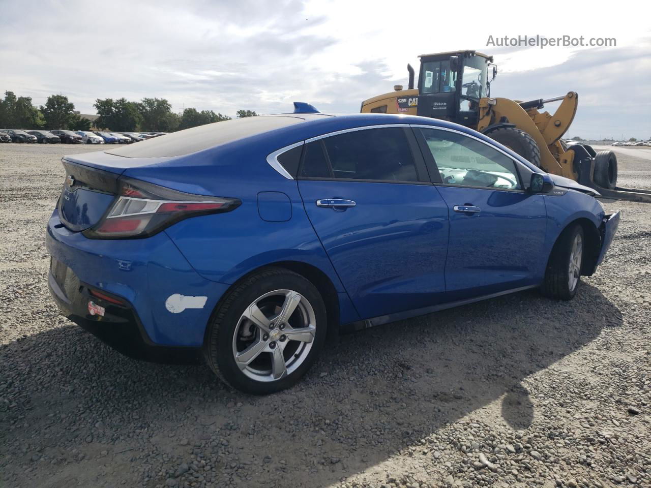 2017 Chevrolet Volt Lt Синий vin: 1G1RC6S59HU198441