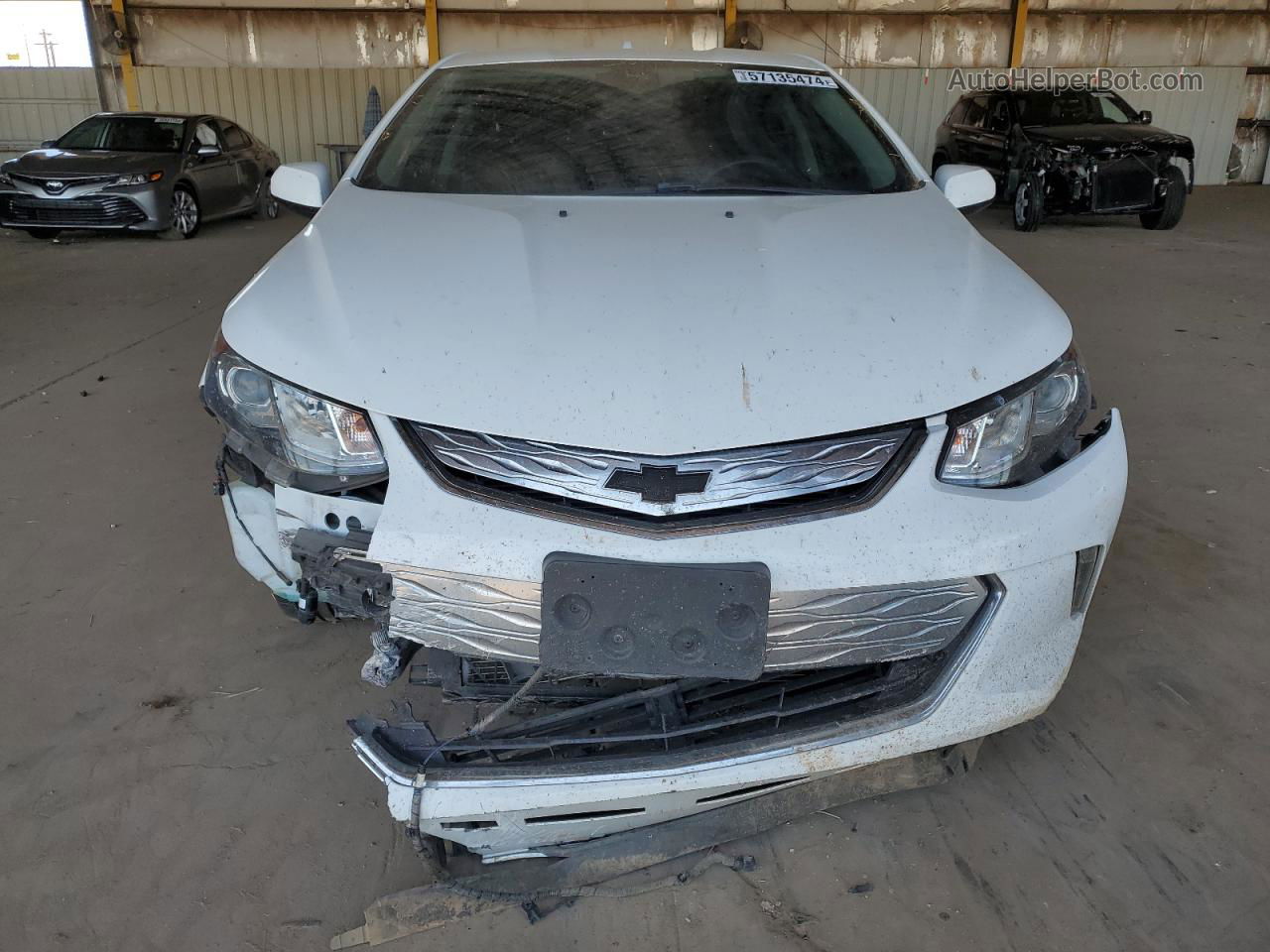 2017 Chevrolet Volt Lt White vin: 1G1RC6S59HU204531