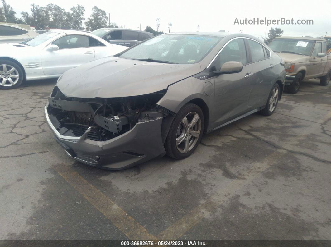 2017 Chevrolet Volt Lt Brown vin: 1G1RC6S59HU205887