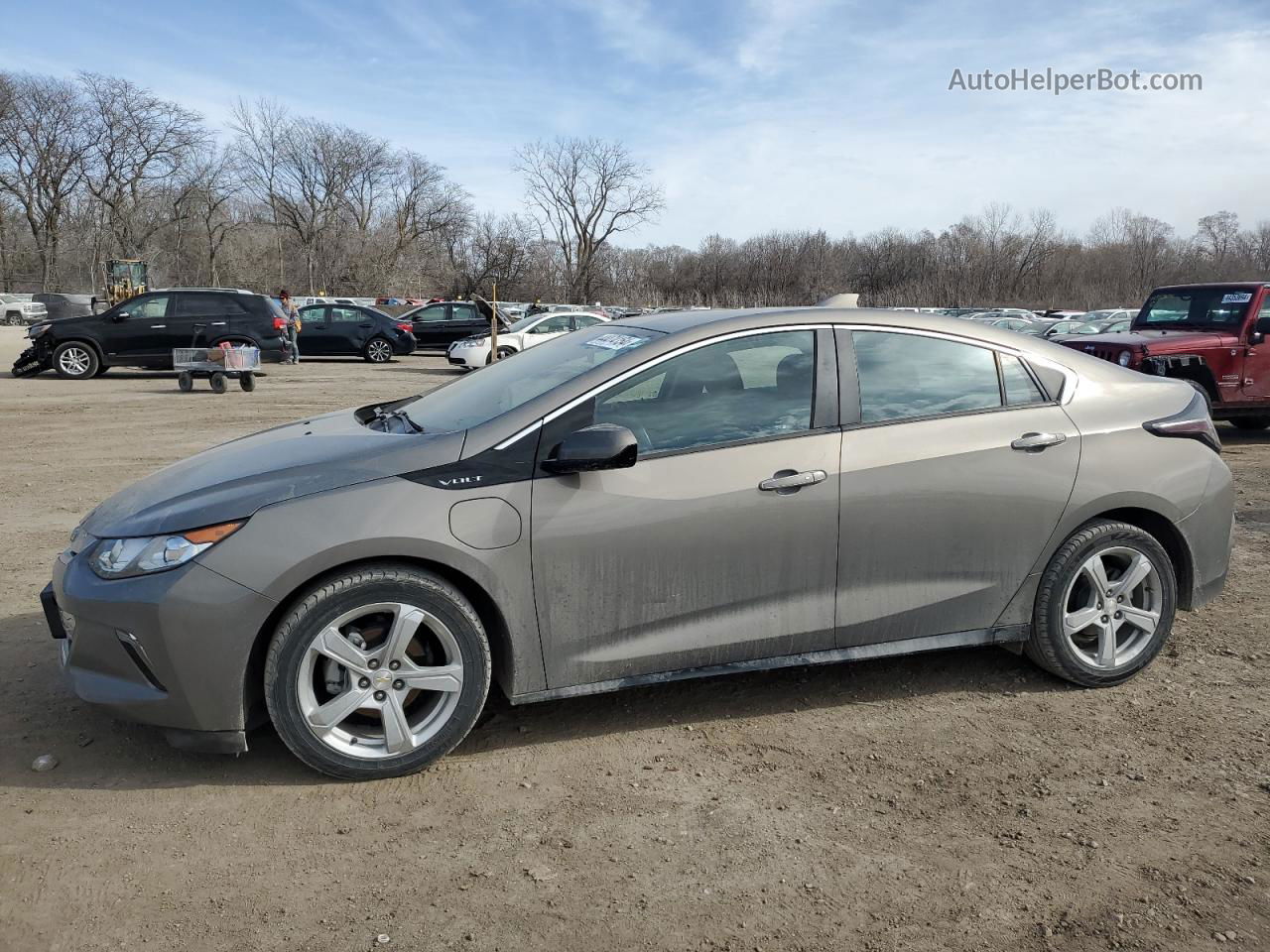 2017 Chevrolet Volt Lt Brown vin: 1G1RC6S59HU206795