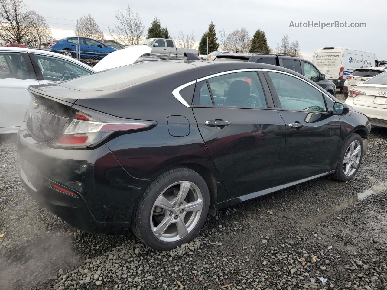 2017 Chevrolet Volt Lt Черный vin: 1G1RC6S59HU211575