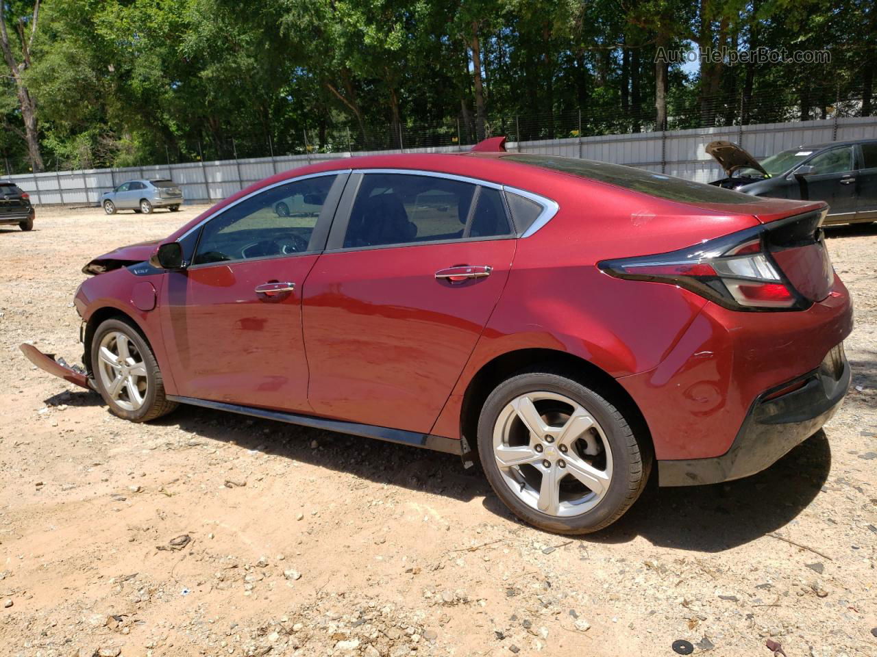 2017 Chevrolet Volt Lt Maroon vin: 1G1RC6S5XHU116099