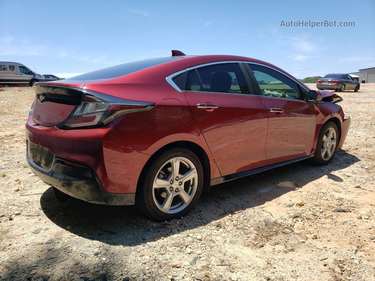 2017 Chevrolet Volt Lt Maroon vin: 1G1RC6S5XHU116099