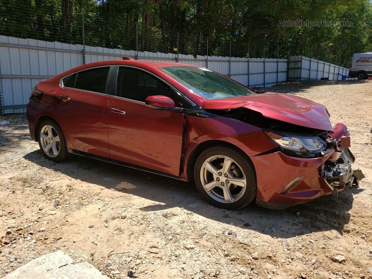 2017 Chevrolet Volt Lt Maroon vin: 1G1RC6S5XHU116099