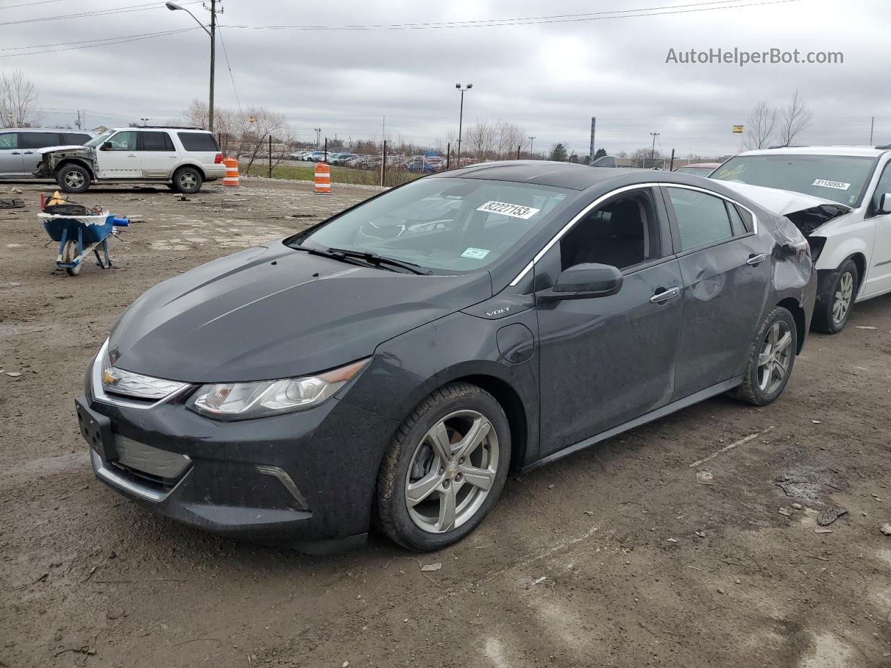 2017 Chevrolet Volt Lt Silver vin: 1G1RC6S5XHU177694