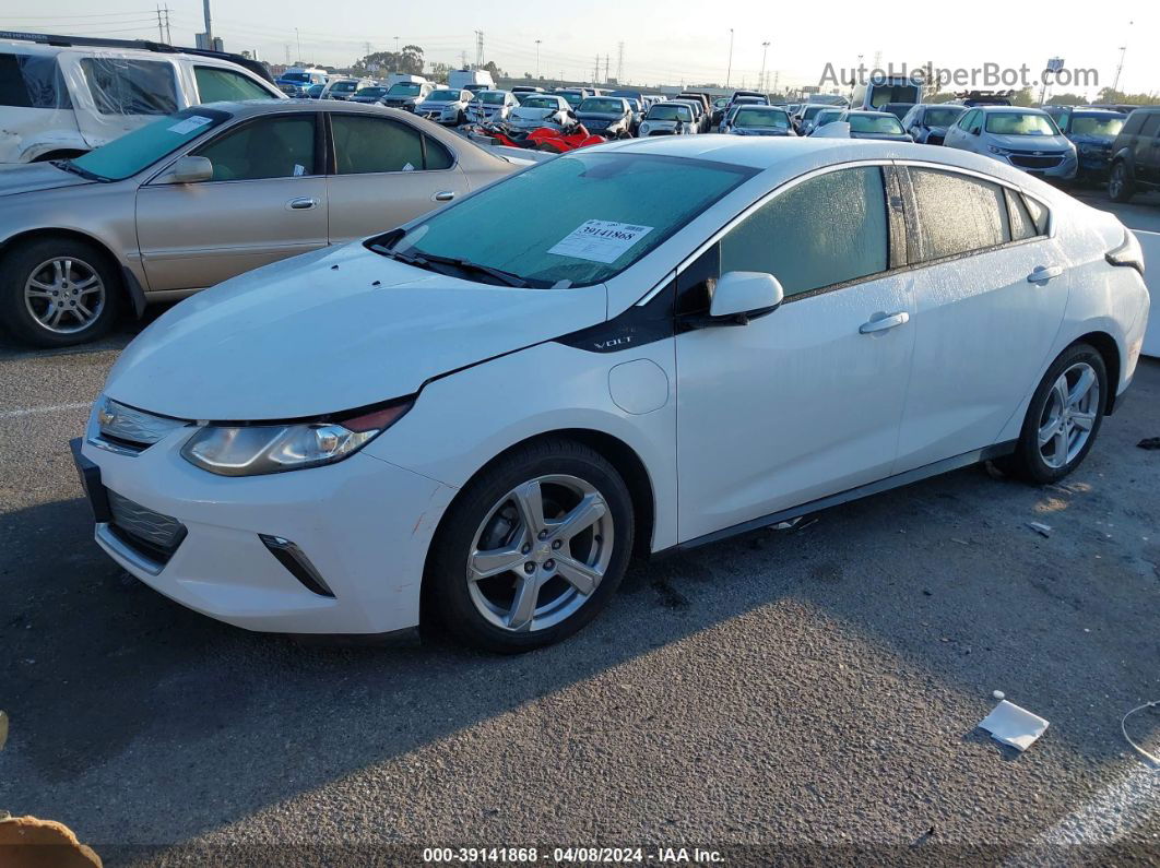 2017 Chevrolet Volt Lt White vin: 1G1RC6S5XHU212279