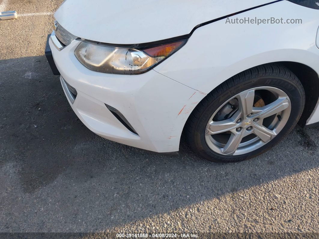 2017 Chevrolet Volt Lt White vin: 1G1RC6S5XHU212279