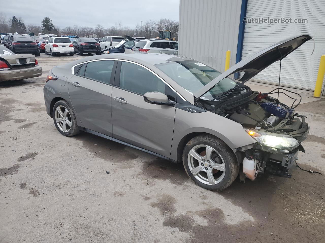 2017 Chevrolet Volt Lt Серый vin: 1G1RC6S5XHU215411