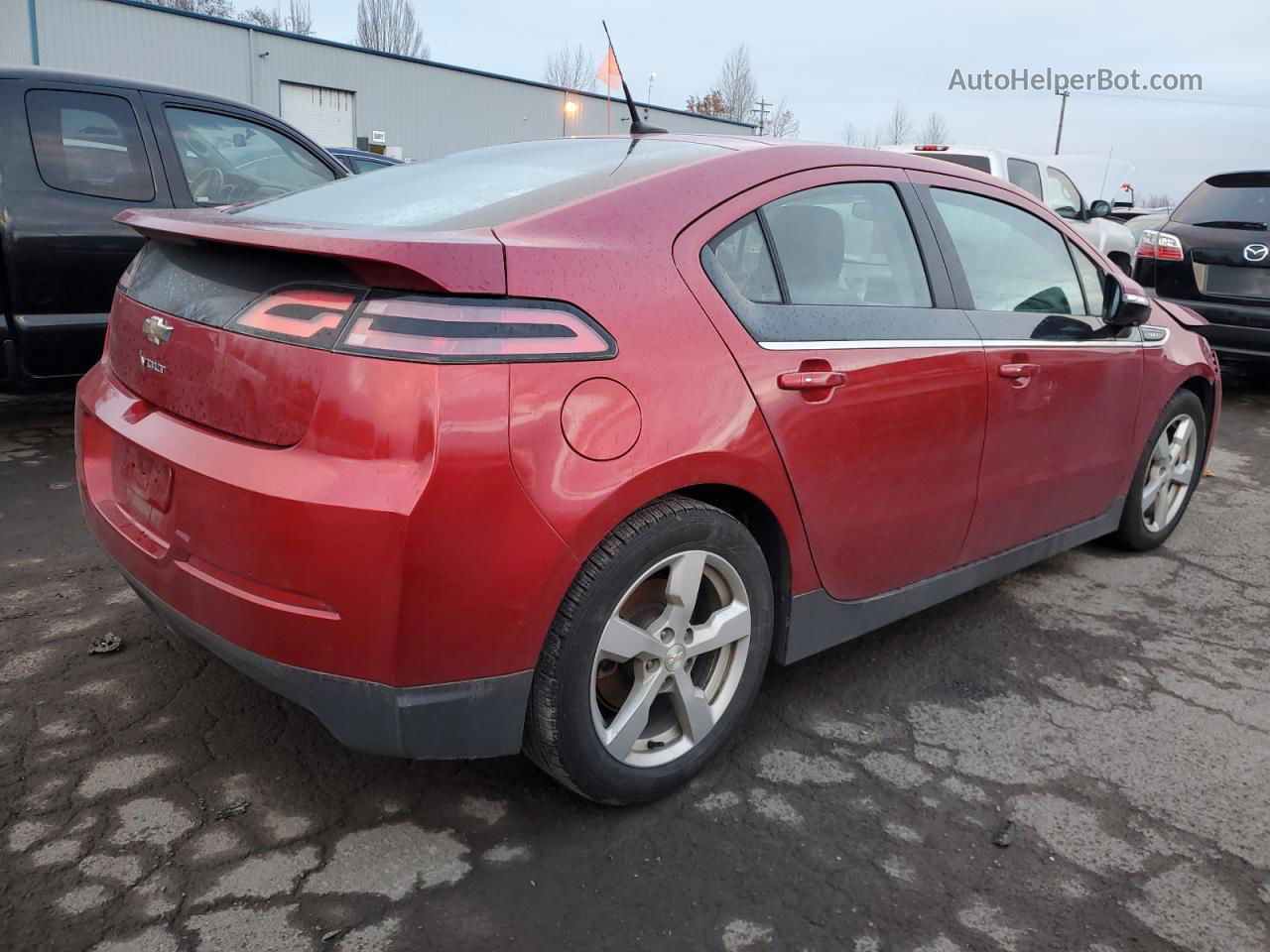 2013 Chevrolet Volt  Красный vin: 1G1RD6E40DU101234